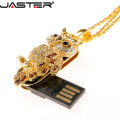 JASTER Pen drive metal keychain 64GB 32GB 16GB 8GB 4GB Crystal owl usb flash drive pendrive waterproof usb stick Hot