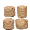 1mm -16mm Natural 100% Jute Rope Decoration Environmental Fancy Hemp Yarn for Diy Home Shop Decoration for Handmade Basket Lamps