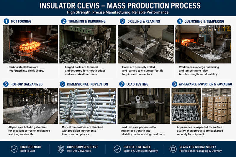 insulator clevis production