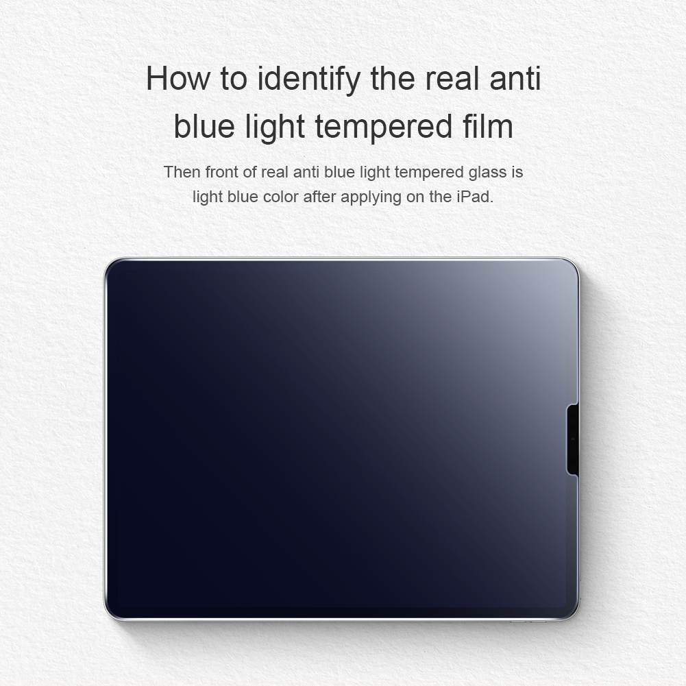 Nillkin Blue Light Filter Glass For iPad 9.7 2017/Mini 4/Pro 11 2020/Pro 12.9 2018/10.2/10.5/Air 2019 Screen Protector