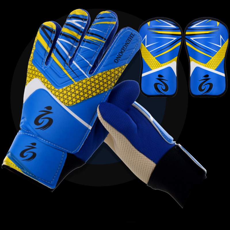 high quality soccer goalkeeper gloves 4 colors soccer goalkeeper gloves breathable wear goalkeeper gloves for children