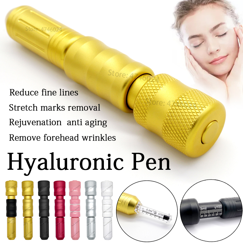 High Pressure 0.3ml Hyaluron Acid Pen High density metal hyaluronique injection Gun For Anti Wrinkle Lifting Lip filler hyaluron