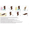Gres Heat Resistant Fiber Women Rubber Band Black/Blonde/Brown Donut Chignon Synthetic Hair Buns 8 Colors