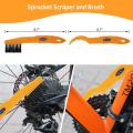 Bike Chain Cleaner Cycling Cleaning Kit Clean Machine Brushes Bicycle Brush Maintenance Tool for Mountain, Road, City, BMX
