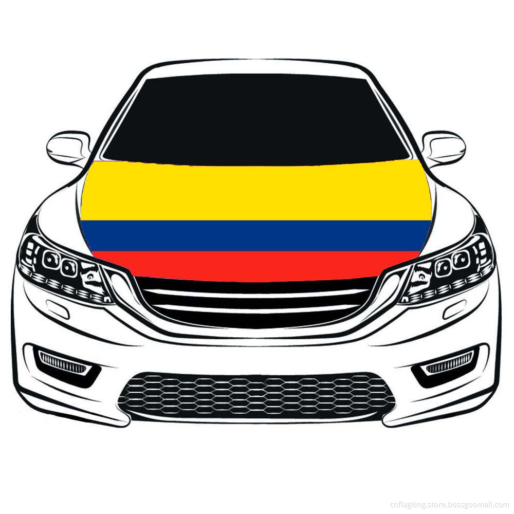 The Republic of Colombia Hood flag 3.3X5FT Car Hood Cover Flag