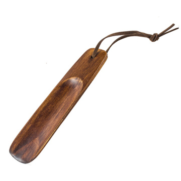 1PCS Portable Craft Solid Wood Shoehorn 15.5cm Natural Wooden Shoe Horn Long Handle Shoe Lifter Shoes Accessories