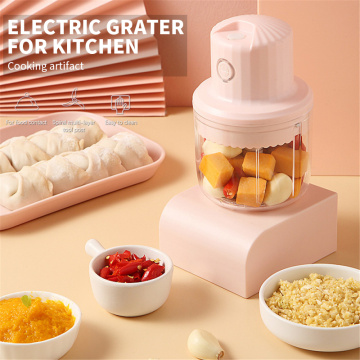 Electric Garlic Masher Meat Grinder Small Crusher Chopper USB Charging Garlic Crushing Ginger Crushed Fresh Pepper For Kitchen