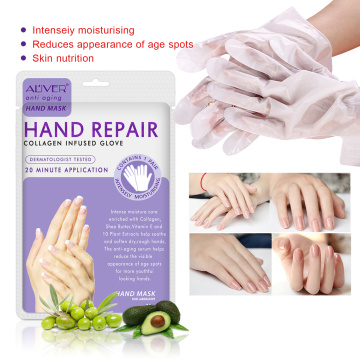 No added Mild Natural ingredients Soft Hand Mask Moisturizing Silk Skiing Improves Dry Exfoliating Hand Cream Skin Care TSLM2