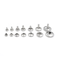 100 sets/lot 6mm-15mm metal rivets.Fashion decoration Metal nails. Luggage rivets. Clothing & Accessories. Garment open-end rive