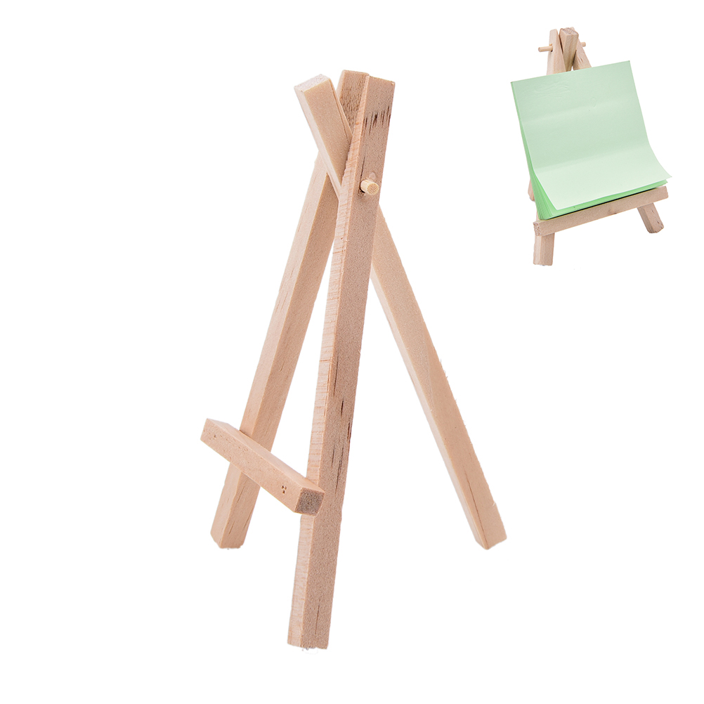 5pcs Kids Mini Wooden Easel Art Painting Name Card Stand Display Holder Drawing for School Student Artist Supplies