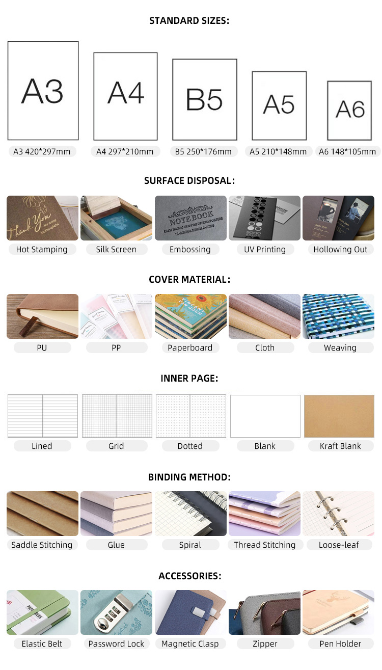 blank leather notebooks