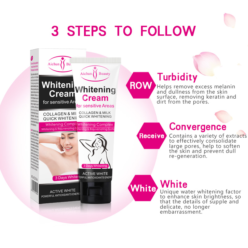 Beauty Body Creams Armpit Whitening Cream Between Legs Knees Private Parts Whitening Formula Armpit Whitener Intimate