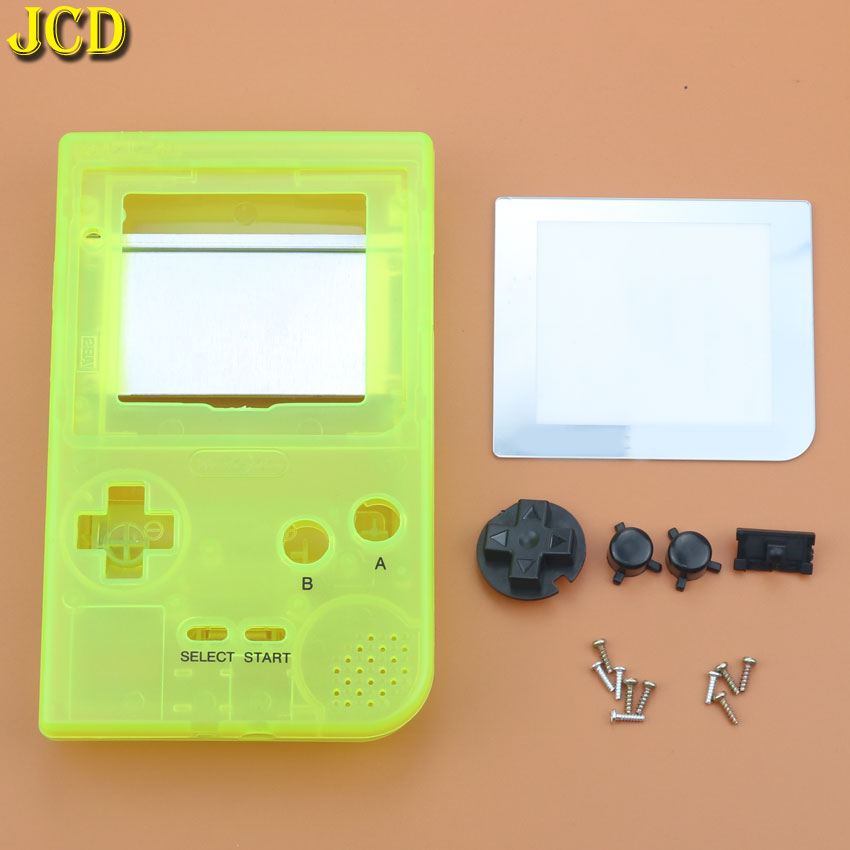 JCD For GBP Console Full Plastic Shell Housing Cover Replacement for Gameboy Pocket Game Shell Case with Buttons Kit