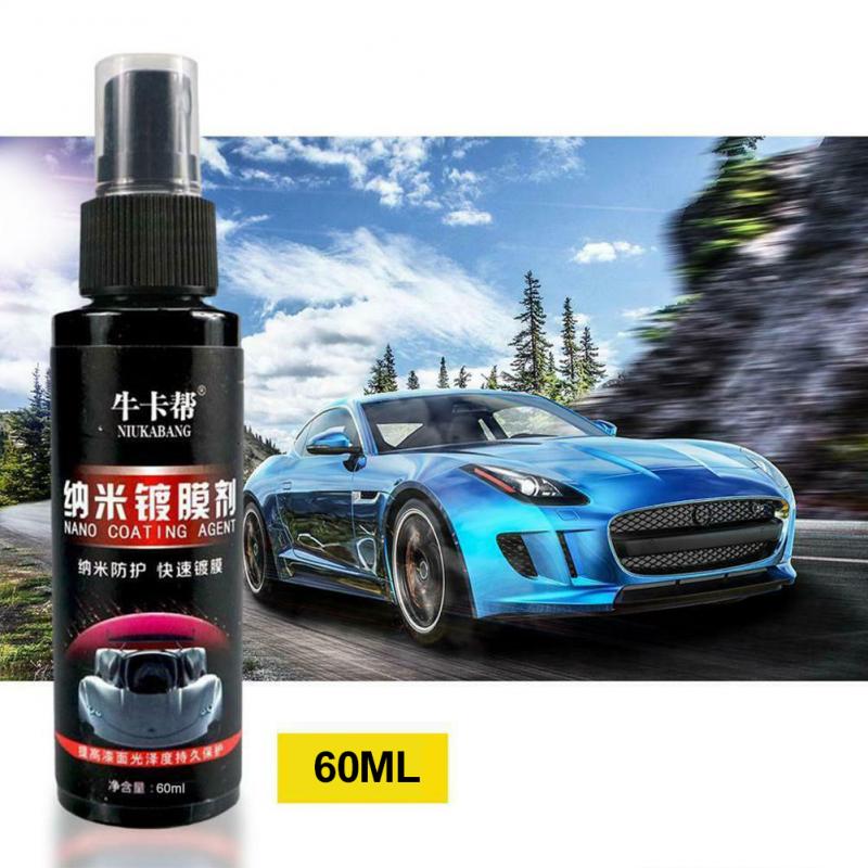 9H 60ml Car Anti-scratch Repair Nano Spray Type Crystal Plating Liquid Ceramic Coating Car Lacquer Paint Care Car Polish Coating