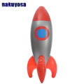 New Inflatable Toys Inflate Red Rocket Model Toys Children Birthday Party Decoration Toys Astronaut Space Spaceship 103*28 CM