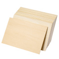 EXCEART 15PCS Basswood Craft Board Model Toys Building Carving Handicraft Educational DIY Accessories 150x100x3mm