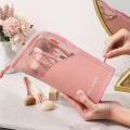 PURDORED 1 Pc Stand Cosmetic Bag for Women Clear Zipper Makeup Bag Travel Female Makeup Brush Holder Organizer Toiletry Bag