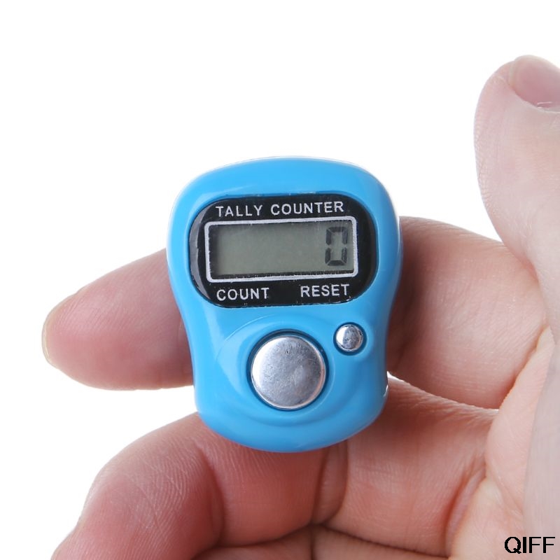 Drop Ship&Wholesale Mini Stitch Marker And Row Finger Counter LCD Electronic Digital Tally Counter For Sewing Knitting June 25