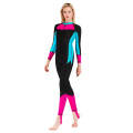 SBART Women Lycra One Piece Full body RashGuard Long Sleeve Sun Protection Quick-dry Wetsuit Anti-jellyfish Snorkeling Surfing