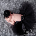 2020 Hot Sale Newborn Baby Skirt Black and Red Tulle Tutu Skirt Toddler Infant Birthday Party Skirt Photo Prop Costume