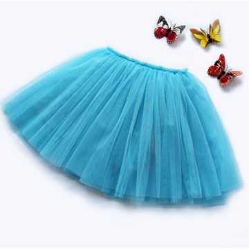 Blue New Baby Girls Tutu Skirt Ballerina Pettiskirt Fluffy Children Ballet Skirts For Party Dance Princess Girl Tulle Clothes