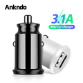 Dual Usb Car Charger Mini 2 Port Car Phone Charger 24w Quick Charge For Smartphone Micro Type C Charging Tablet Adapter