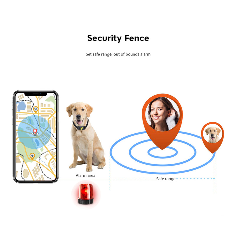 Dog Cat Collar Trackers Finder Callback Equipment Pets Smart GPS Tracker Anti Lost Locator Waterproof Tracer Pet Safety Device