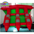 PVC Inflatable Sea Water Float Flying Towable Tube Fishing Banana Tube Boat Fly Fish Agua Inflatable For Sale