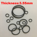 8pcs 258x3.55 258*3.55 265x3.55 265*3.55 272x3.55 272*3.55 ID*Thickness Black NBR Nitrile Chemigum Rubber O-Ring O Ring Gasket