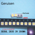 FOR SEOUL High Power LED 20PCS LED Backlight 1210 3528 2835 1W 100LM Cool white SBWVT120E LCD Backlight for TV TV Application