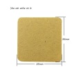 100 Pcs/lot New Square Design Kraft Blank Sealing Sticker For Handmade Products DIY Note Gift Self-adhesive Packaging Label