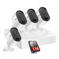 ZOSI CCTV System 8CH 1080P DVR with PIR sensor 4pcs 1080P 2.0MP Security Cameras IR outdoor IP66 Home Video Surveillance kit
