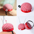 DIY Handcraft Tool for Cross Stitch Sewing Home Sewing Tools Ball Shaped Needle Pin Cushion With Elastic Wrist Belt 60 x 30mm