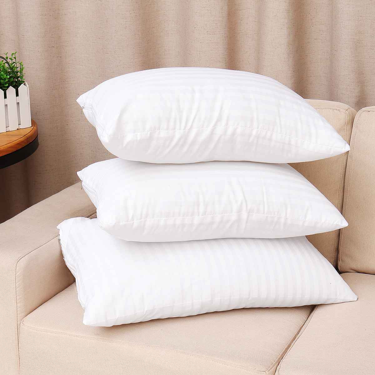 Soft Striped Hugging Body Pillow Inner PP Cotton Pillow Interior Cushion Filling Rectangular Throw Pillows Insert Filler Core