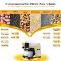 Oil Presser Machine Automatic Hydraulic Press Peanut Coconut FLaxseed Olive Seeds Oil Extraction Stainless Steel Household Tool
