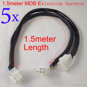MDB harness extension cables MDB wires for vending machine,5pcs lot order for 1.5 meter length type