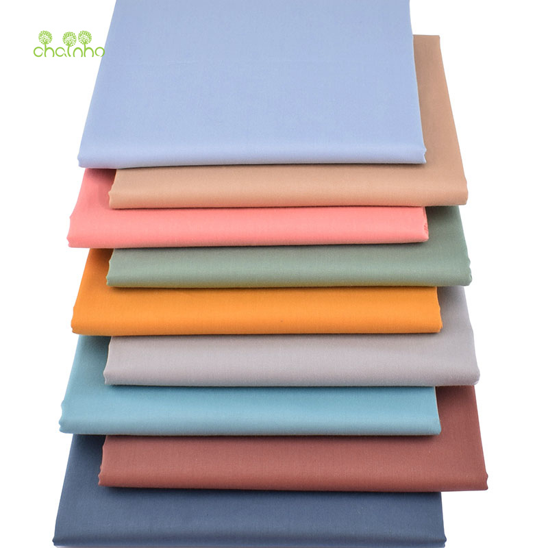 Morandi Solid Color Series, Twill Cotton Fabric,Patchwork Clothes For DIY Sewing Quilting Baby&Child's Material,40x50cm