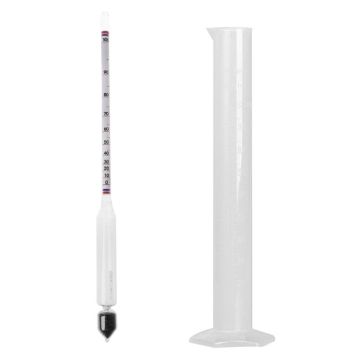 Hydrometer Tester Vintage measuring bottle Set Tools Alcoholmeter Alcohol Meter Wine Concentration Meter 0-100 hydrometer G8TB