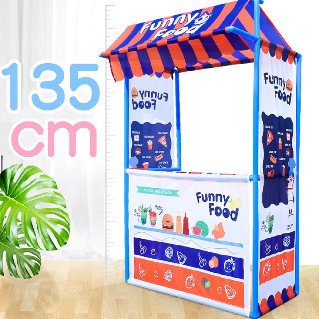 Child Ice Cream Playhouse Tent Store Developmental Learning Indoor Outdoor Fun
