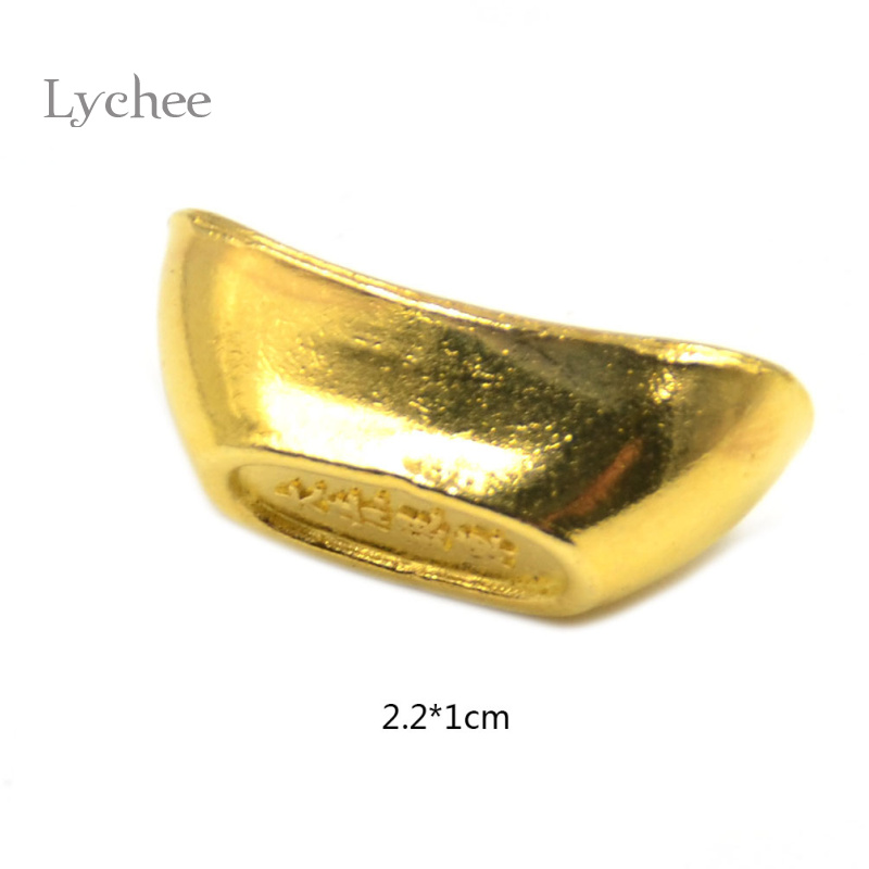 Lychee Life 10 Pieces Mascot Metal Crafts Feng Shui Auspicious Lucky Money Gold Ingot Decoration Crafts