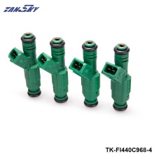 4PCS/LOT High flow 440CC 0280155968 Fuel Injector For Audi A4 S4 TT 1.8L 1.8T TK-FI440C968-4