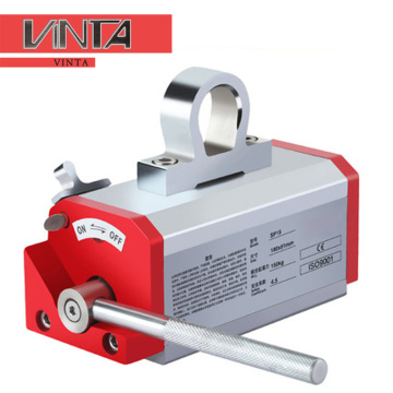 BIG Sales CNC SP Series SP-30 electro manual permanent magnetic lifter transportation steel plate lifting magnet for crane red