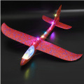 36/48 CM Hand Throw Airplane Flying Glider Luminous Planes Toys For Children Foam Aeroplane Model Fillers Flying Outdoor Game