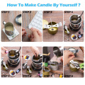 For Beginners Professional DIY Candle Making Kit Scented Complete Craft Tools Heating Cup Easy Use Tins Portable Accessories