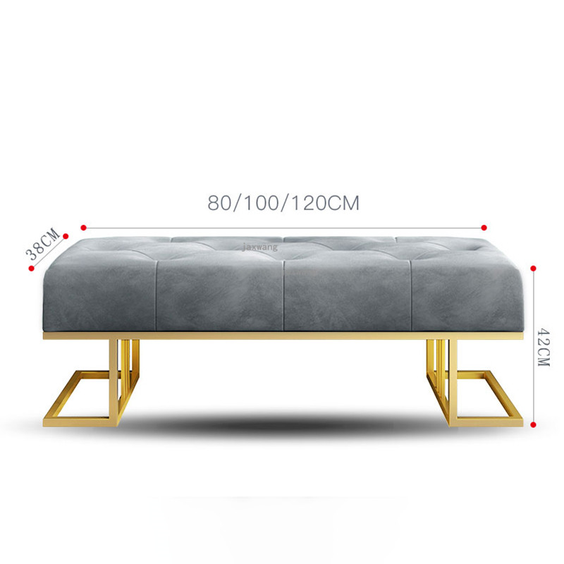 Light Luxury Modern Living Room Sofa Long Chair Fashion Living Room Furniture Nordic Home Door Change Your Shoes Sofa