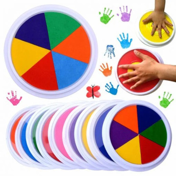 Children's Finger Painting Inkpad Puzzle Drawing Toy Graffiti Painting Paint Color Cognition for Children