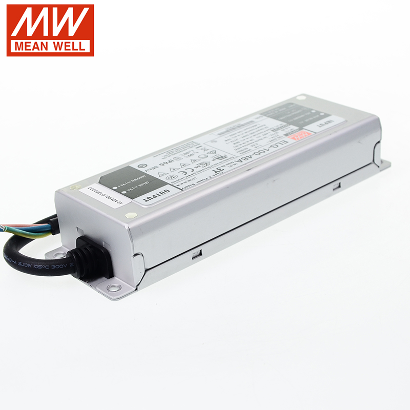 MEAN WELL ELG-100-48A-3Y 96W 2A 48V LED Power Supply 110V/220VAC to 48V DC 2A PFC waterproof IP65 Meanwell Adjustable led driver