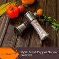 New Stainless Steel Pepper Grinder Easy Salt Spice Herb Mills Shaker Spice & Salt Container Condiment Jar Holder Kitchen Tools