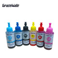 High quality inkjet ink OEM Set of 6 Refill Ink Kit 70ml for Epson L800 L801 printing ink Cartridge No. T6731/2/3/4/5/6