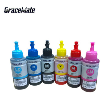 High quality inkjet ink OEM Set of 6 Refill Ink Kit 70ml for Epson L800 L801 printing ink Cartridge No. T6731/2/3/4/5/6